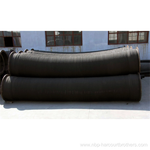 Reinforced dredge suction and discharge flexible rubber hose